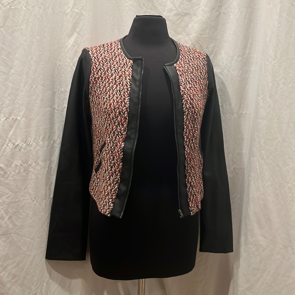 BDBG Maxazria red and black jacket